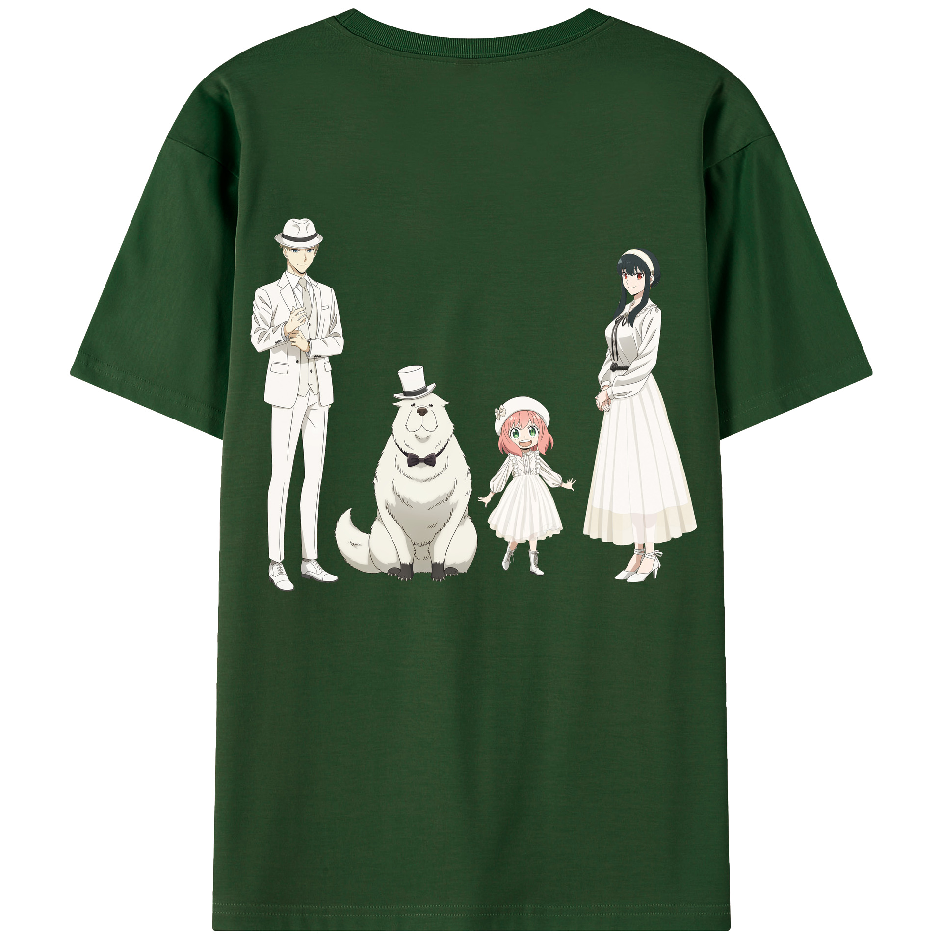 （画像用） SPY×FAMILY间谍家家酒 綿100％半袖Tシャツ（背面プリント）